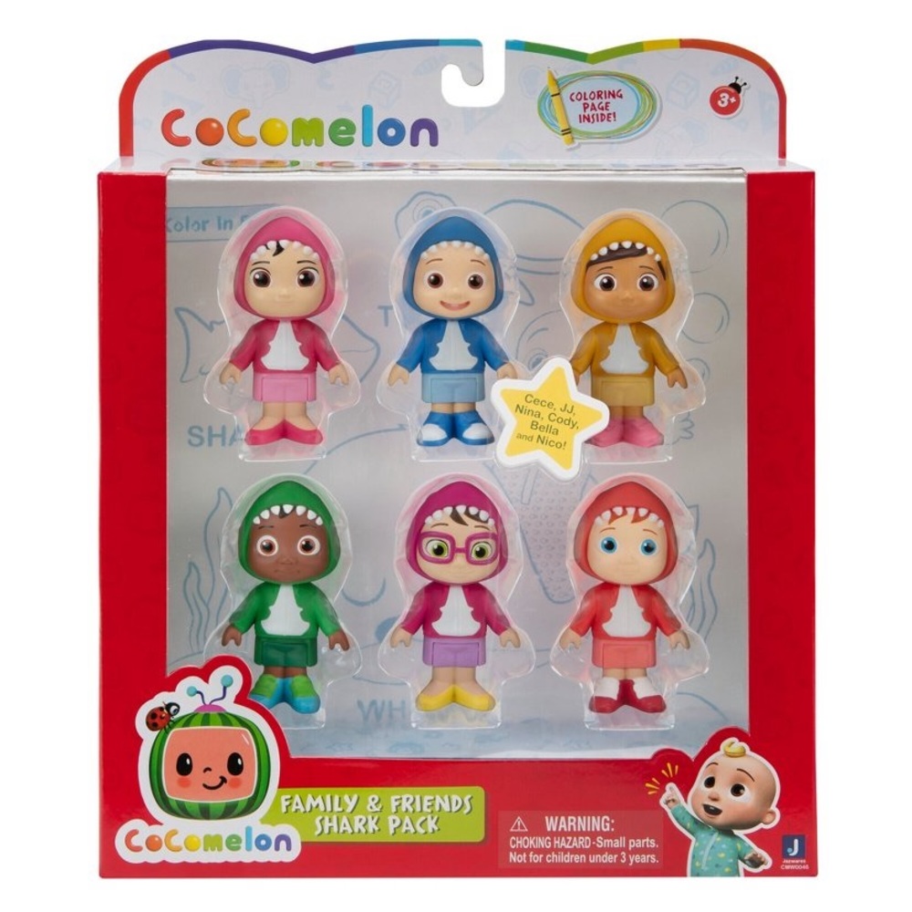 Cocomelon Family & Friends Shark Pack